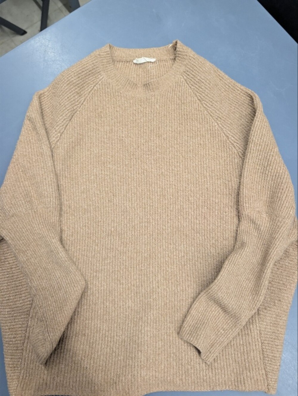 New’m Ribbed Knit Crewneck Sweater – Size L